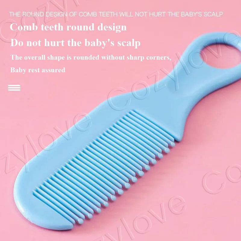 Baby Nail Care & Grooming Set with Clipper, Scissors, Brush, Comb for Newborns,Nail Trimmer Kit Healthcare Tools