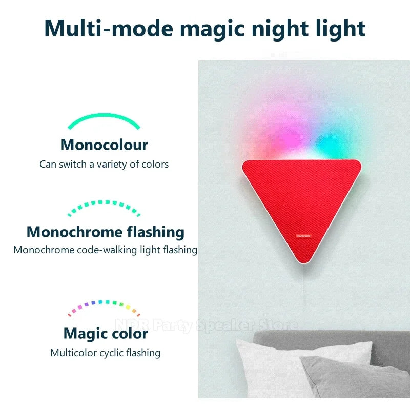 Home Multi-functional Bluetooth Speaker Wall-mounted Audio System Indoor Walls Are Non-porous and Suitable for Bedrooms and Shop