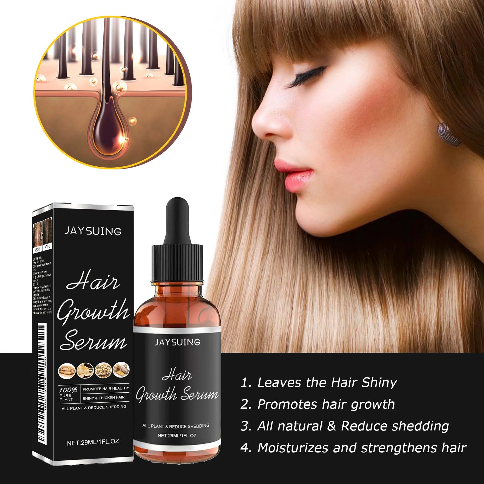 Hair care essence has good permeability penetrates into the hair core fully absorbs nutrients deeply moisturizes Gentle smooth