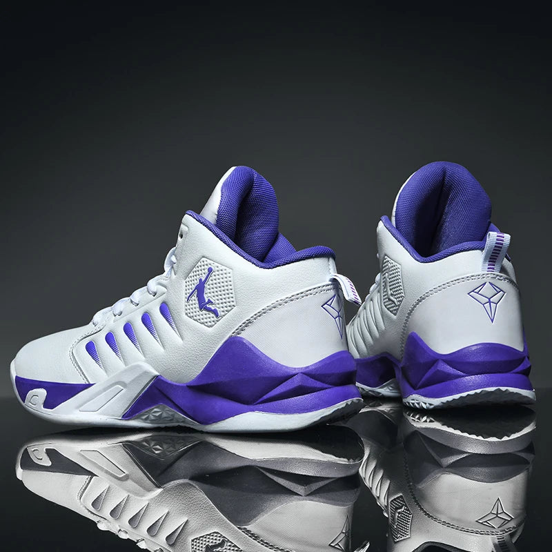 Outdoor Soft Men's Basketball Shoes Comfortable Breathable Man Sneakers Fashion Lightweight Male Cushioning Non-slip Sport Shoes