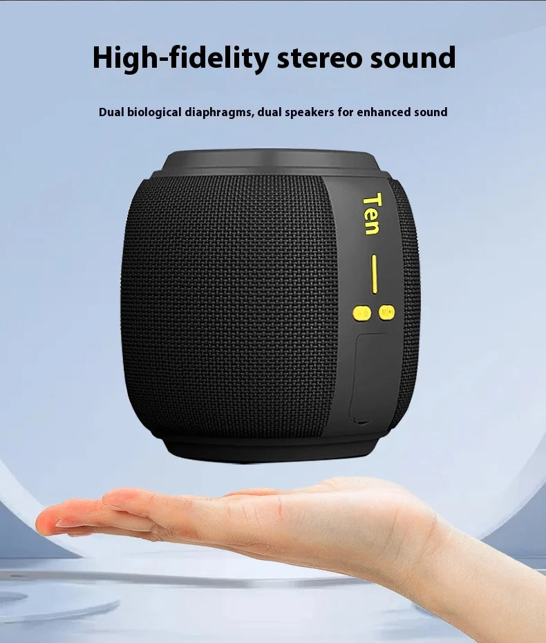New Bluetooth Speaker: Outdoor, Cycling, Wireless, Portable, TF Card Slot, Bass Boost, Home Desktop Audio.