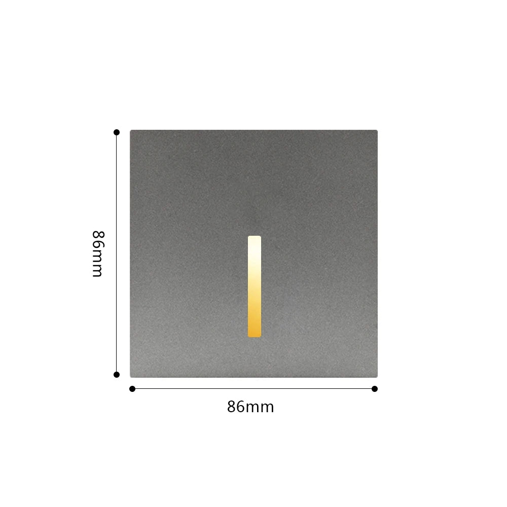 Smart Wall Lamp Pir Motion Sensor footlight Stair Wall Light Led Night light Indoor Lighting for Room Decor Hall Kitchen Bedroom