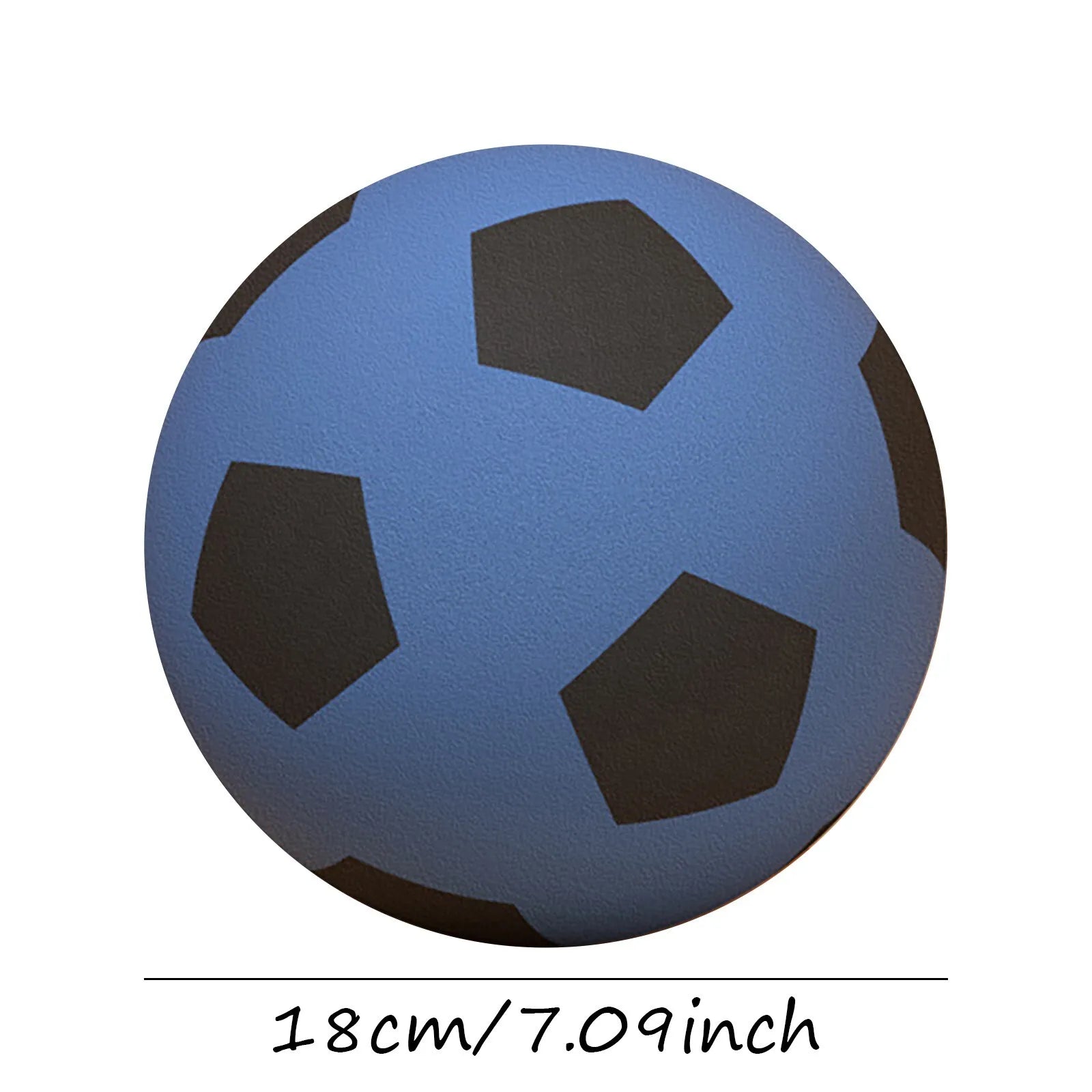 1 Piece Comes in Two Colors to Choose From, High-Elastic Indoor Silent Football and Basketball Ultra-Quiet Pu Foam Practice Ball. Comes with a Net Bag, Suitable for Home Use and Gentle Training, Skill Development, with a Velv