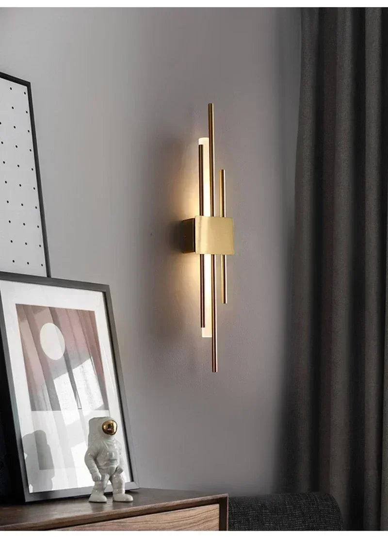 Led Wall Lamp Indoor Lighting Bathroom Wall Sconces Light Fixture Living Room Corridor Bedroom Decoration Nordic Wall Lights