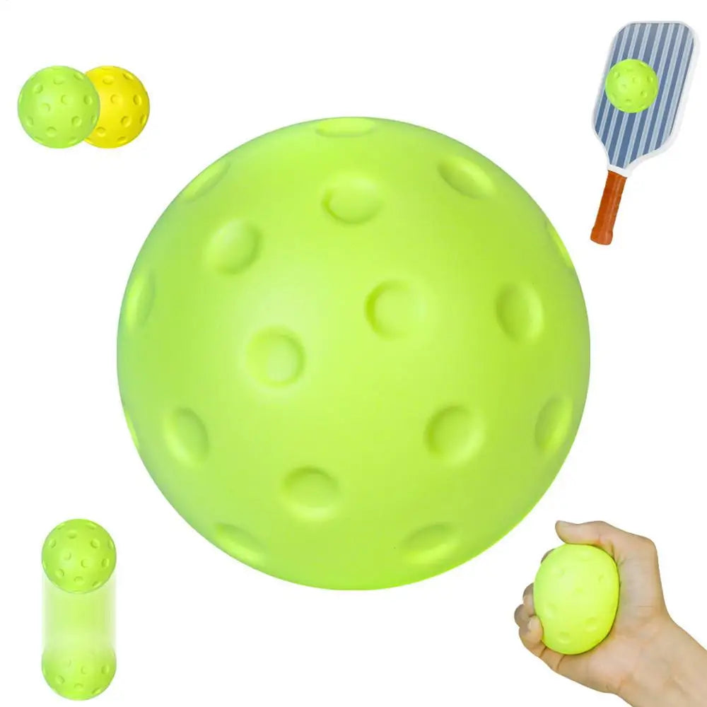 Quiet Foam Pickleballs for Indoor Outdoor Practice Pickleball Balls with Exact Real Ball Bounce Silent Pickleball Practice Ball