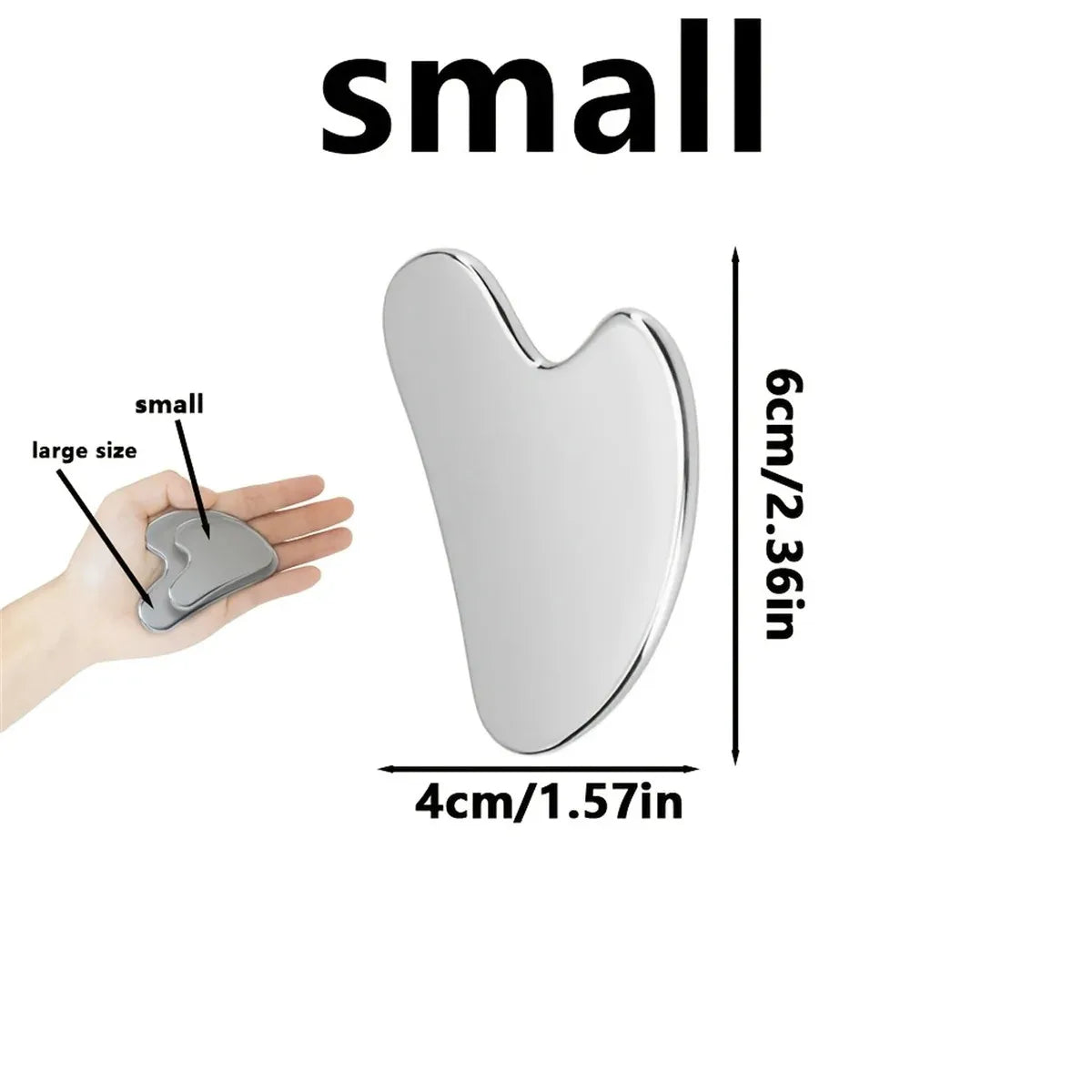 Stainless Steel Facial GuaSha Scraping Face Care Lifting Massage Tools Anti Wrinkle Skin Tighten Cooling Cellulite Massager Tool