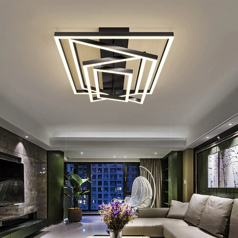 Nordic home decoration salon bedroom decor smart led lamp lights for room dimmable Ceiling light lamparas indoor lighting