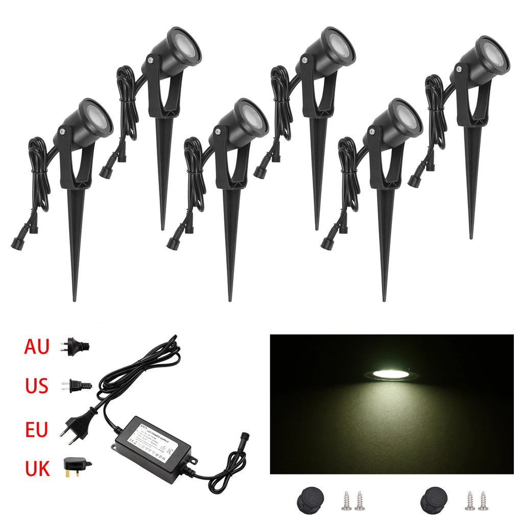 Magic Home/Alexa LED WIFI Smart Lights Pathway Lawn Yard Driverway Landscape Lamps DC12V RGB Function Color Garden Lighting