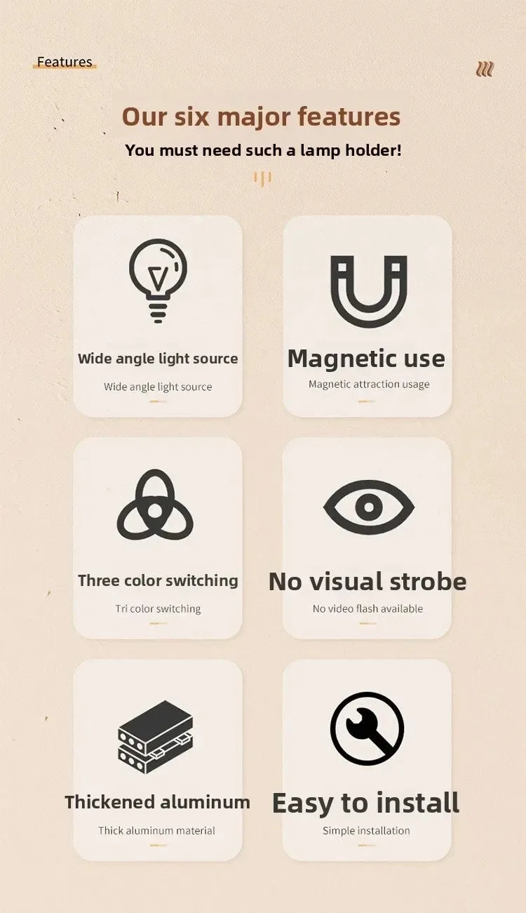 Smart, RGB, dual, head, motion, sensor, wall, lamp, charging, magnetic, night, light, spotlight, bedroom, closet, garden, room,
