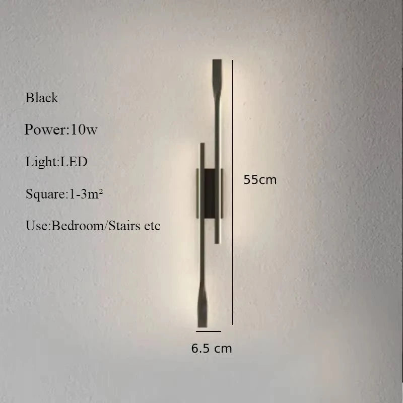 Luxury LED Wall Sconce Lamp Indoor Lighting Fixture  Bedside Bedroom Living Corridor Modern Home Decoration Wall Light Sconces