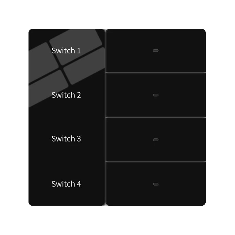 Hotel Name Lux-ury Sm-art Lighting Switch with Display Voice Control Sm-art Home Products
