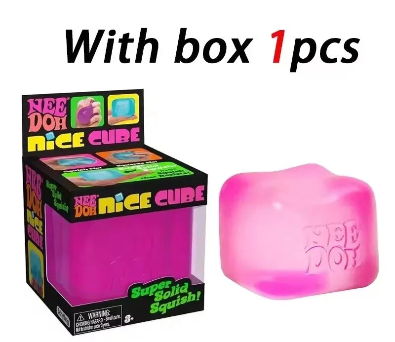 NeeDoh Nice Cube Sensory Stress Reliever Fidget Toy for Kids & Adults