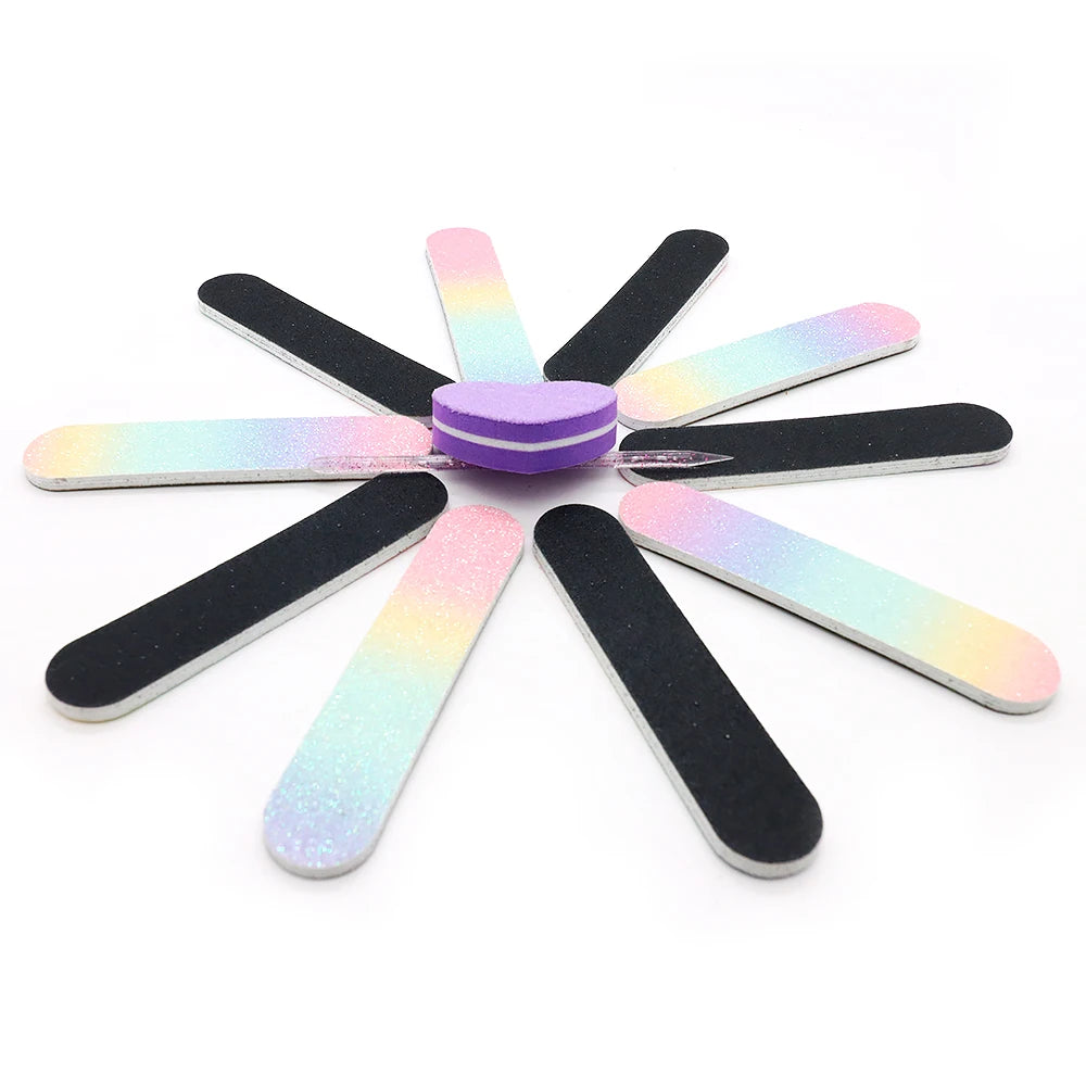5/10 Sets Care Manicure Set MINI Heat Nail File Set Professional Nail Clipper Kit 3pcs each Pack Nail cuticle clipper Kits