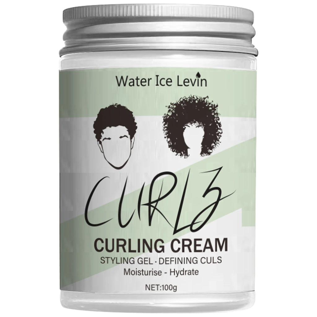 Curly Hair Styling Cream - Hair Care and Moisturizing Hydrate, Nourishes and Cares for Your Hair, Giving You a Radiant Shine / 100g Bottle / Suitable for Travel