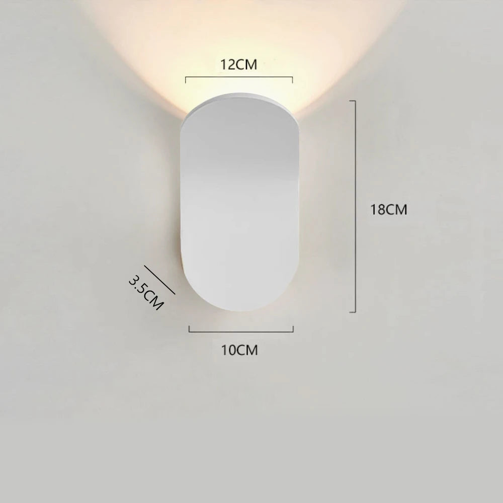 Modern Wall Light Indoor Led Stair Lamp Nordic Minimalist Sconce Foyer Hallway Decor Luminaire Creative Bedside Lighting XINLAT