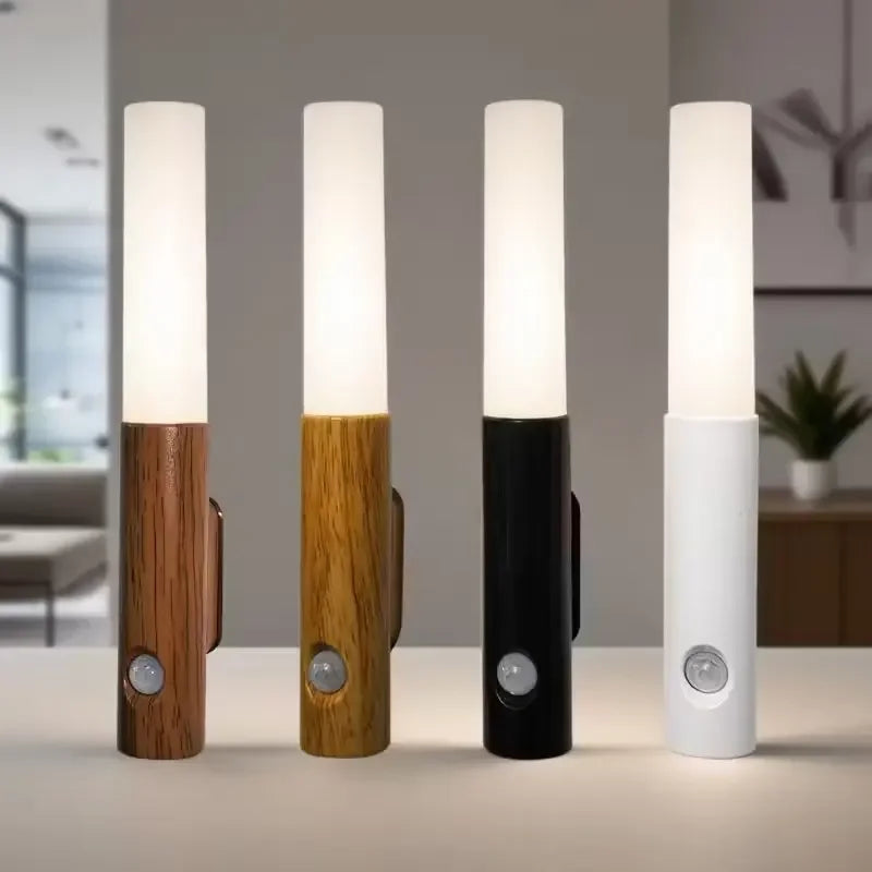 Smart Sensor Night Light Rechargeable LED Wall Light Magnetic Lamp Suitable for Bedroom Corridor and Stair Wall Night Light
