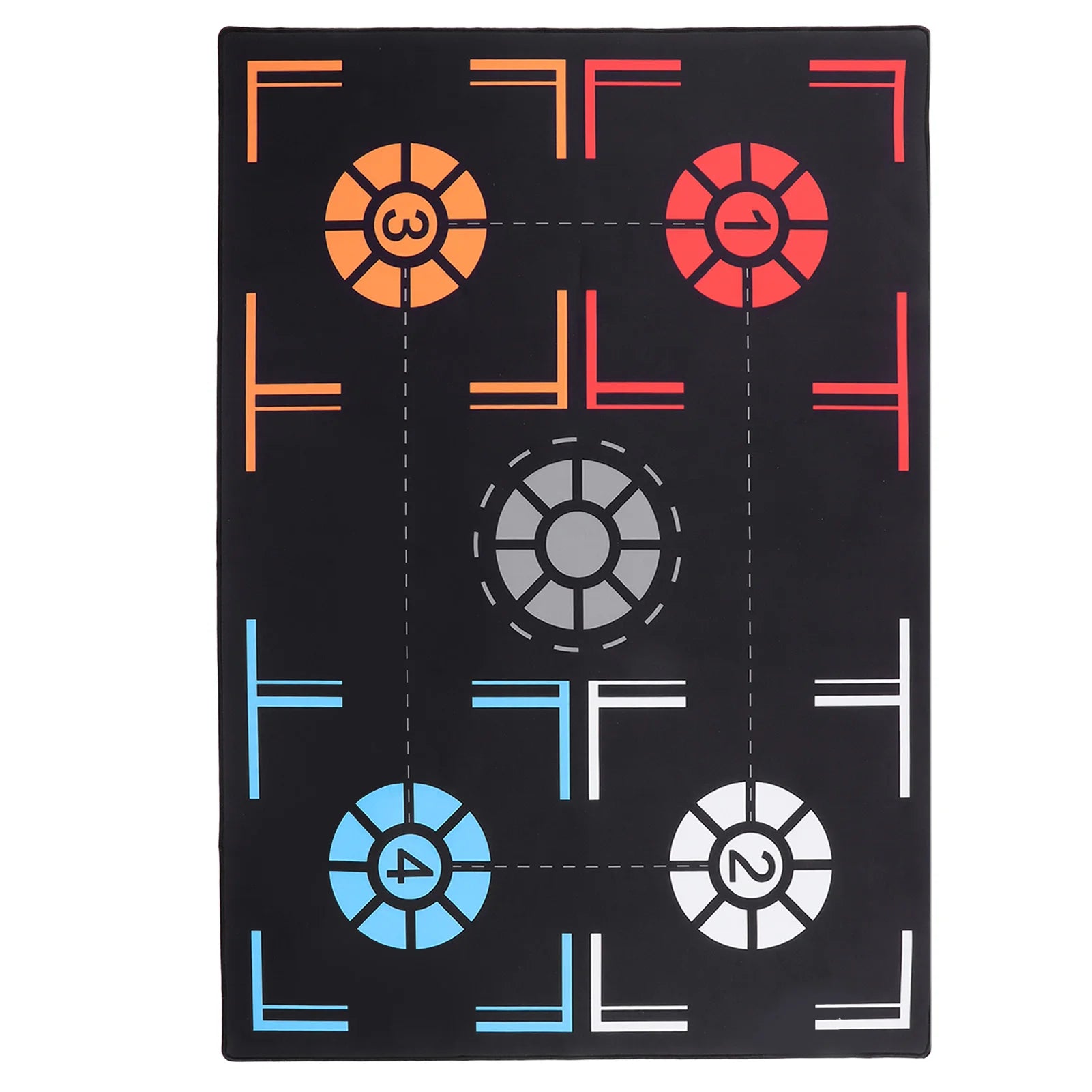 Indoor Sound Insulation Basketball Footstep Mat 2mm Basketball Training Mat Mute Rubber Basketball Training System for Kids