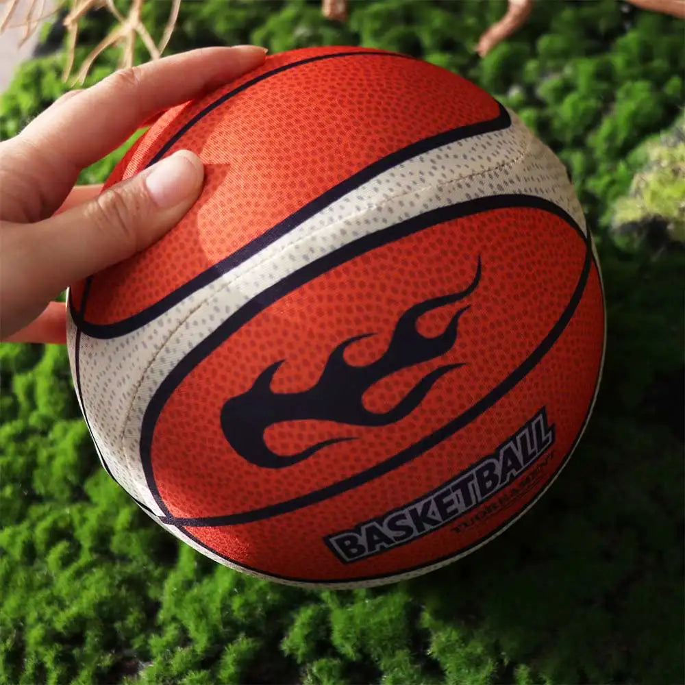 18cm/21cm/24cm Silent Bouncing Basketball High Elasticity Removable Zippered Indoor Training Quiet Ball High Density Foam