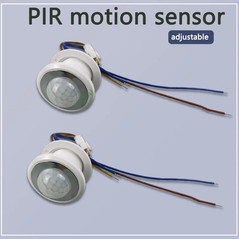 Motion Sensor Light Switch 220V 110V Pir Presence Sensor for Lighting Time Delay Adjust Movement Detector Lamp Automatic Switch