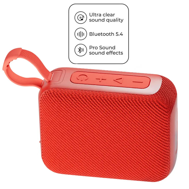 Outdoor Bluetooth Speaker Portable Wireless with 10W Stereo Sound BT 5.3 TWS Pairing for Camping Beach Party