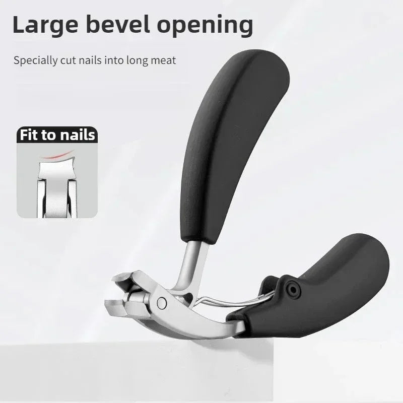Nail Care Kit for Ingrown & Thick Toenails - Heavy-Duty Clippers Set with Nail File, Cuticle Nippers, and Grooming Tools