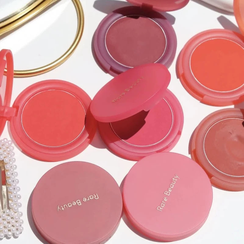 Rare Beauty Glitter Jelly Blush Cream Lasting Velvet Texture Natural Non Sticky Lightweight All Day Wear Facial Beauty Make Up