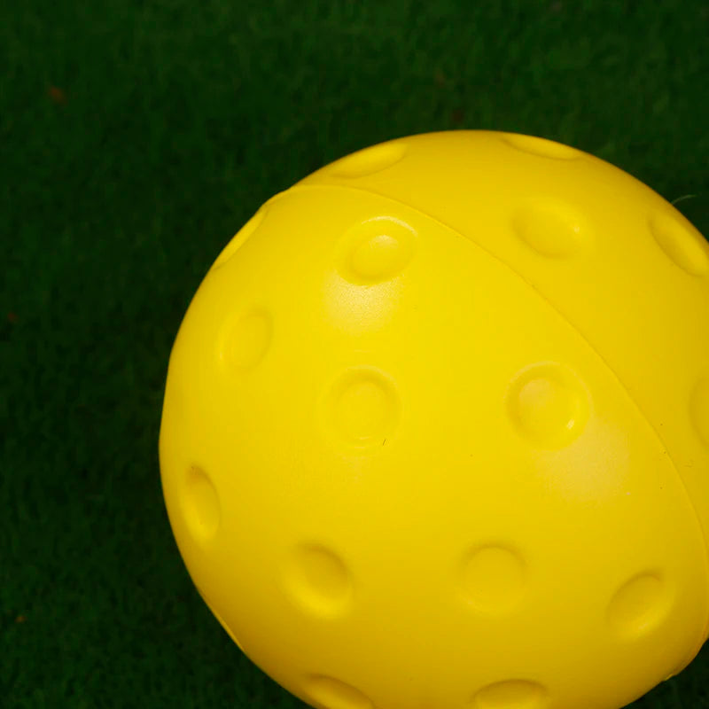Silent & Sturdy Indoor Pickleball Balls, 1/3pcs, 74mm, PU Foam, Suitable for Practice and Tournaments