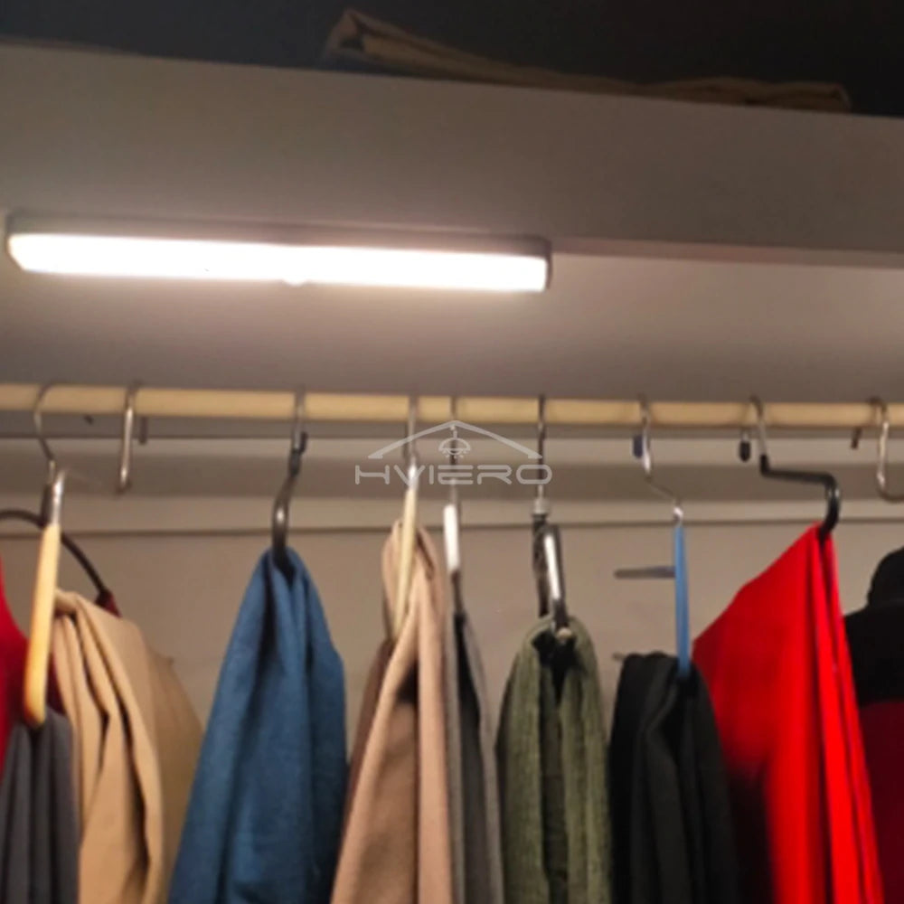 1/2/4/8X Smart Perception Closet Stairs Lighting 6/10LED PIR Motion Sensor Lamp Cupboard Wardrobe Bed Under Cabinet Night Light