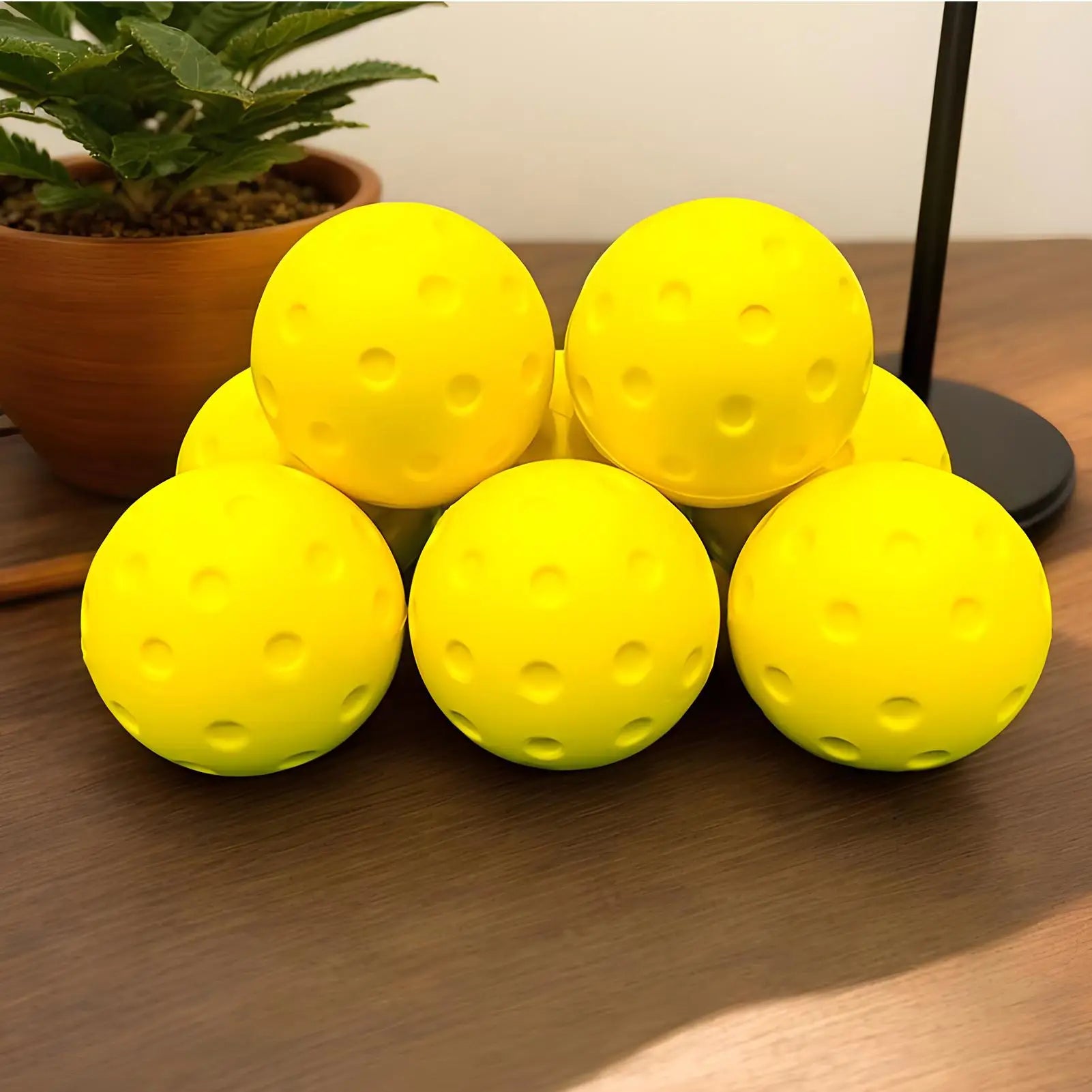 Quiet Foam Hollow Pickleballs For Indoor Outdoor Practice Pickleball Balls Bounce Silent Pickleball Practice Ball Low Noise
