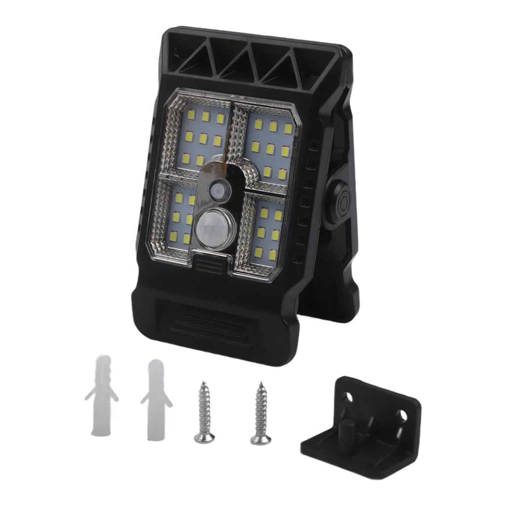 Motion sensor solar outdoor wall lamp with charging clip waterproof LED light for garden driveway porch security