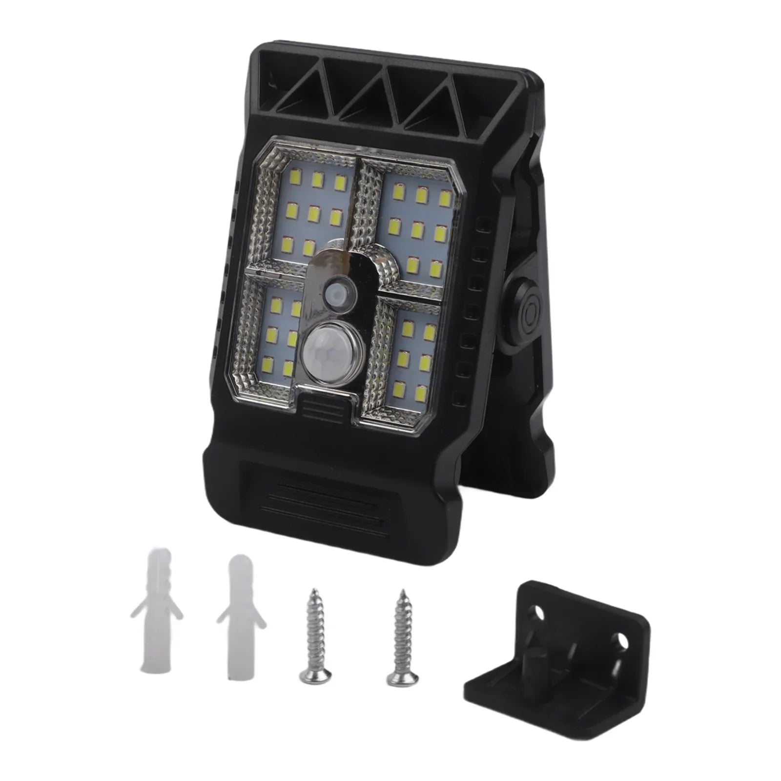 Motion sensor solar outdoor wall lamp with charging clip waterproof LED light for garden driveway porch security