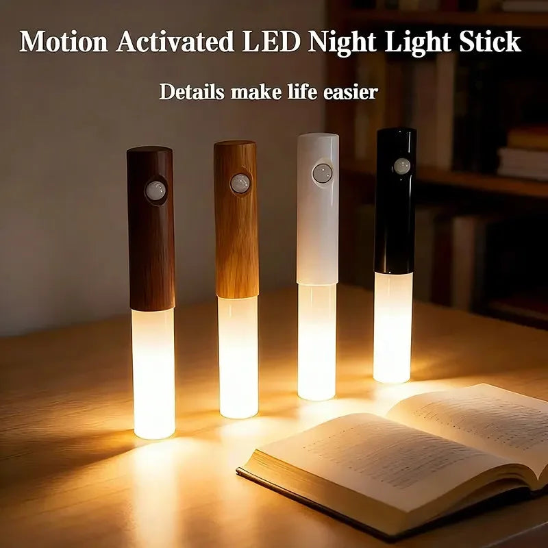 Smart Sensor Night Light Rechargeable LED Wall Light Magnetic Lamp Suitable for Bedroom Corridor and Stair Wall Night Light