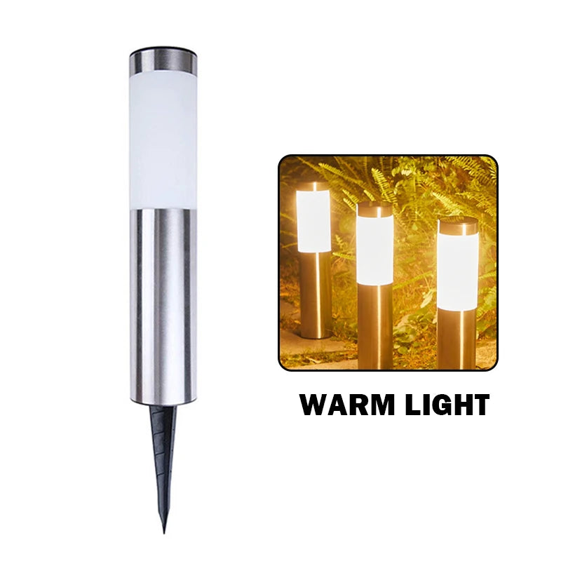 Solar Pathway Lights Waterproof Upgraded Walkway Landscape Outdoor Driveway Auto On/Off Lights for Yard Lawn Patio