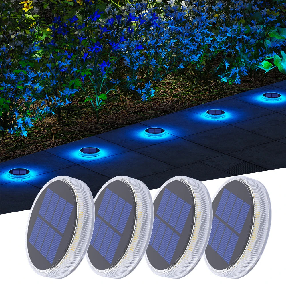 Solar Deck Lights Driveway Light Solar Powered Dock LED Outdoor Waterproof IP68 For Step Sidewalk Stair Garden