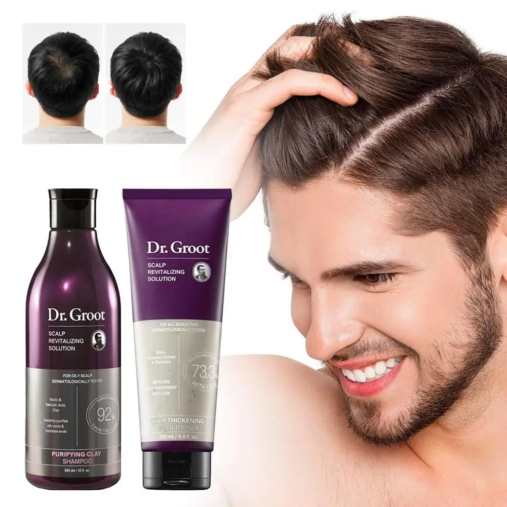Hair Shampoo & Conditioner Set - 250ml Anti-Hair Loss Moisturizing Softening Thickening Nourishing Hair Care Products