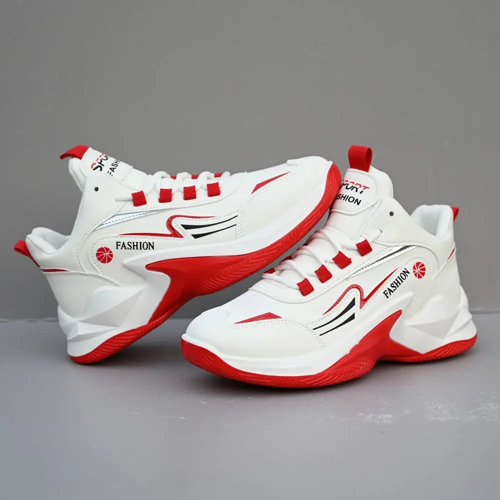 Men's Breathable Sport Shoes Non-Slip High-Top Gym Sneakers 2025 Cushioning Basketball Footwear Male Zapatillas