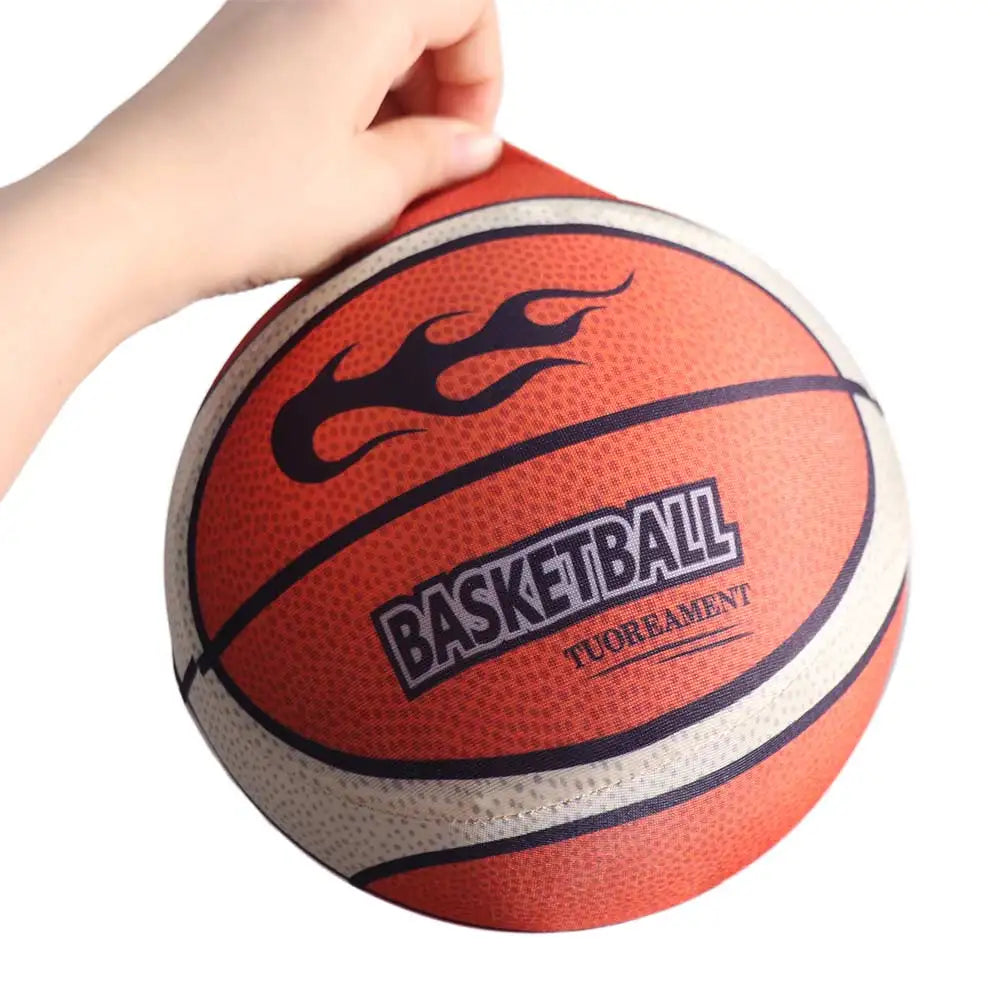18cm/21cm/24cm Silent Bouncing Basketball High Elasticity Removable Zippered Indoor Training Quiet Ball High Density Foam