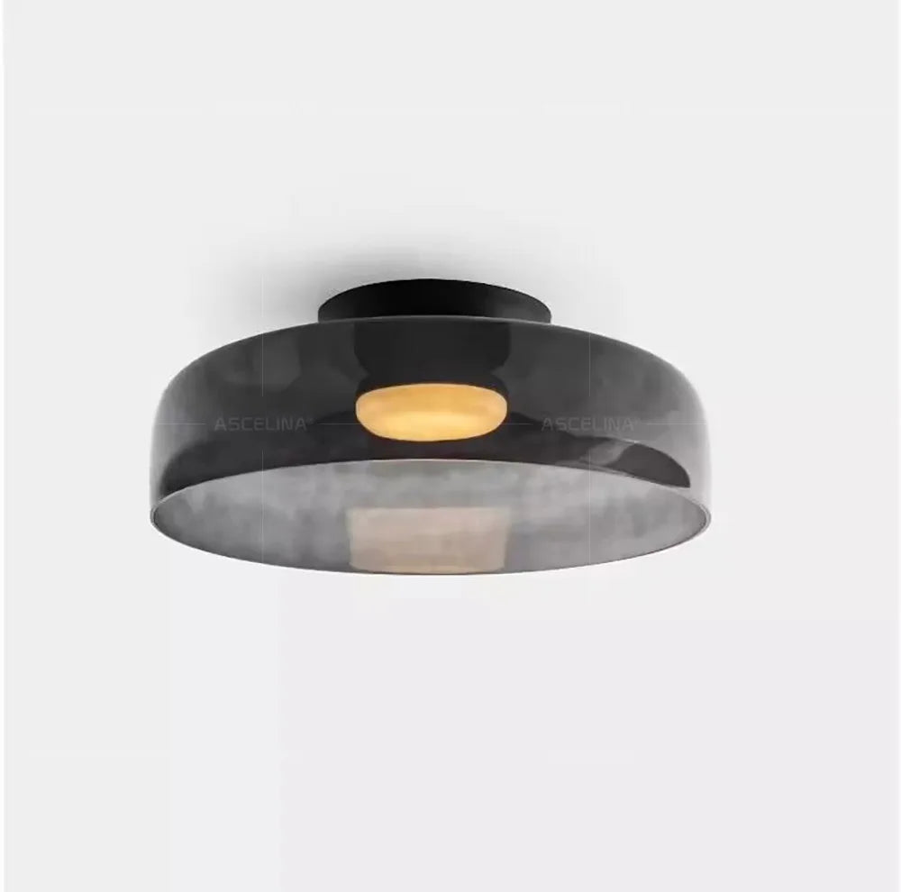 LEVELS Glass Ceiling Lamp Bedroom led Medieval Colourful lamps for Restaurant Creative Dining Room bedroom Balcony hallway Lamps