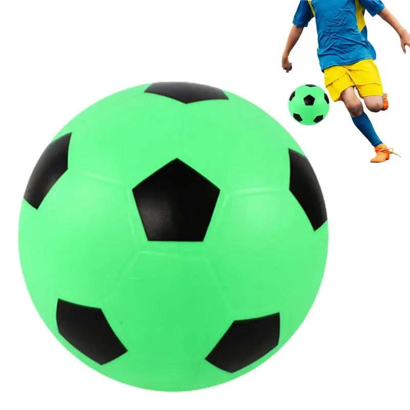 Silent Soccer Ball High Density Soft Soccer Ball Indoor Silent Ball No Noise Bouncing Ball Quiet Training Ball For Home Practice