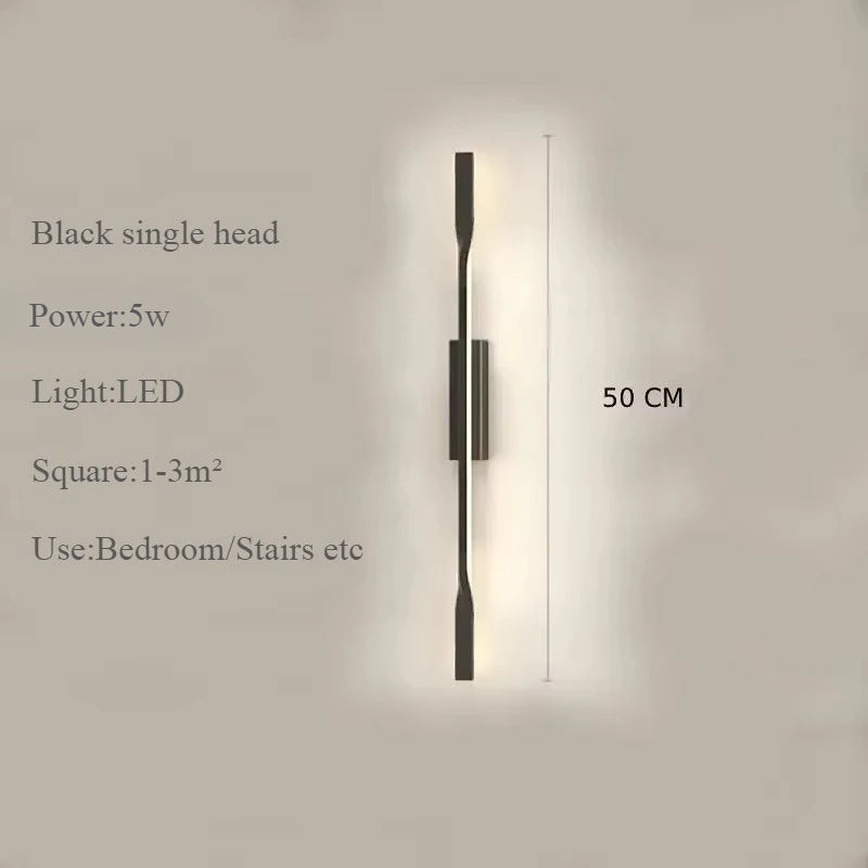 Luxury LED Wall Sconce Lamp Indoor Lighting Fixture  Bedside Bedroom Living Corridor Modern Home Decoration Wall Light Sconces