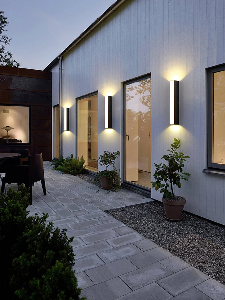 Outdoor Wall Lamp Simple Style Villa Courtyard Corridor Lights IP65 Indoor Living Room Wall Decoration Lamp Garden Wall Fitting