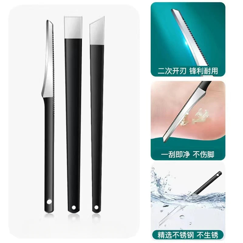 1pc Toenail Scraper Manicure Tools Feet Nail Ingrown Cuticle Pedicure Knife Set Dead Skin Remover Files Foot Care Pedicure Tools