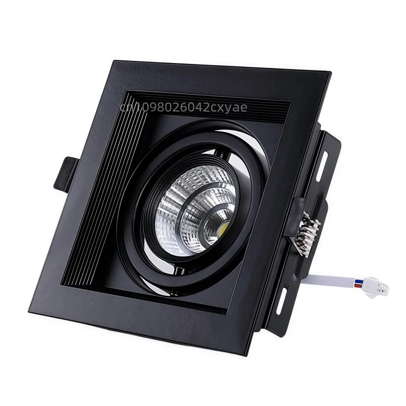 Dimmable LED downlights, COB spotlights, 10W, 20W, 30W, ceiling anti-glare, living room and kitchen indoor lighting