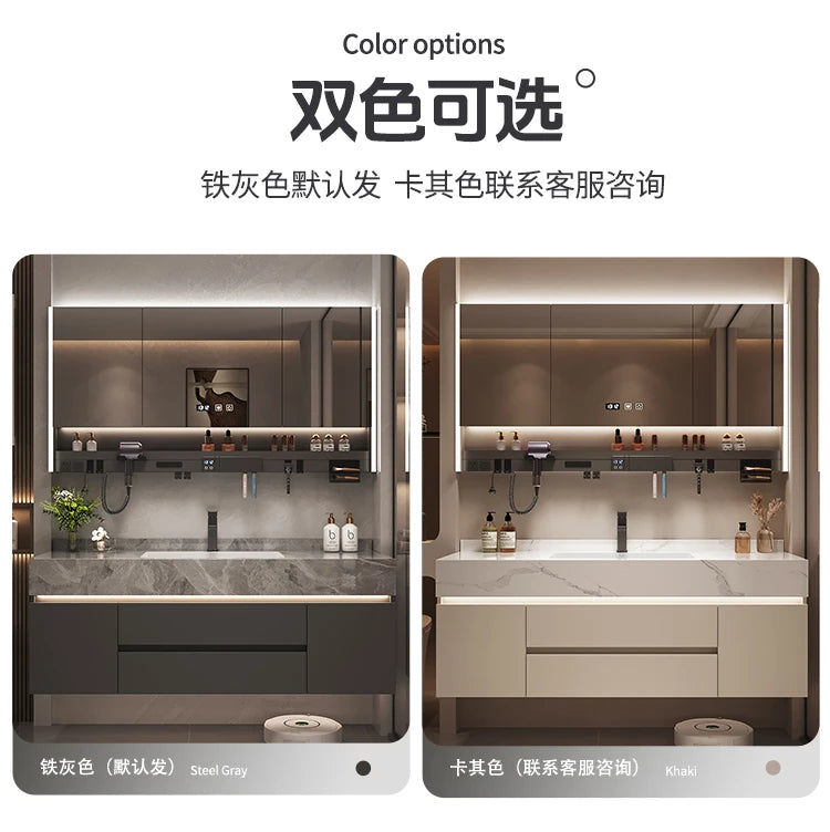 Simple Luxury Bathroom Cabinets Washbasin Vintage Toilet Drawer Bathroom Cabinets Storage Mirrors Mobili Per La Casa Furniture
