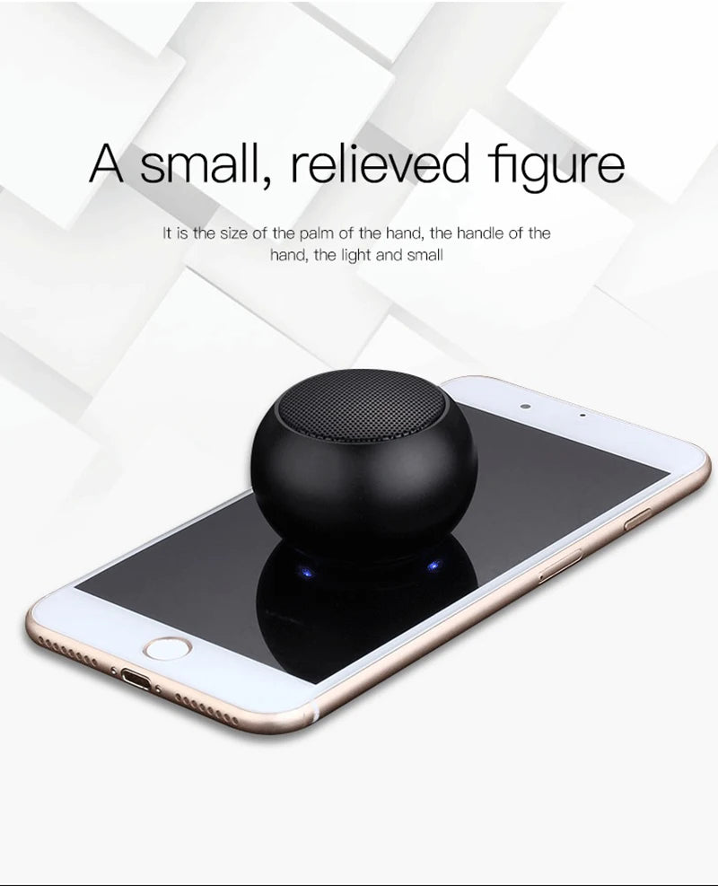 Bluetooth Wireless Speakers TWS Handfree Portable Cell Phone Speaker	Small Subwoofer Bass Sound Box Mini Soundbox Metal