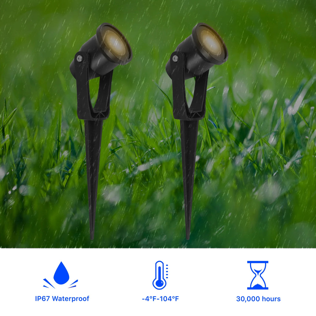 Magic Home/Alexa LED WIFI Smart Lights Pathway Lawn Yard Driverway Landscape Lamps DC12V RGB Function Color Garden Lighting