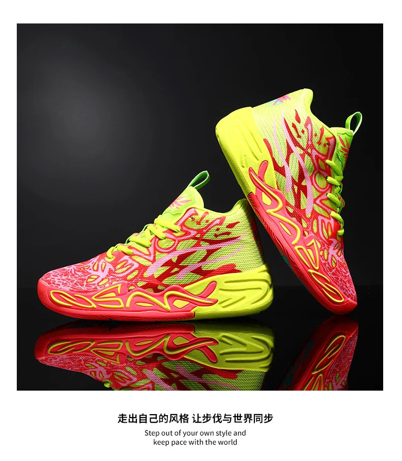 739 High Quality Mens Basketball Sneakers Breathable Cushioning Training Sports Shoes Youth Gym ForMotion Basketball Shoes 35-45