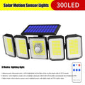 Solar Motion Sensor Lights Outdoor IP65 Waterproof Outdoor Wall Lamp Adjustable Wide Angle Solar GardenSecurity Lighting