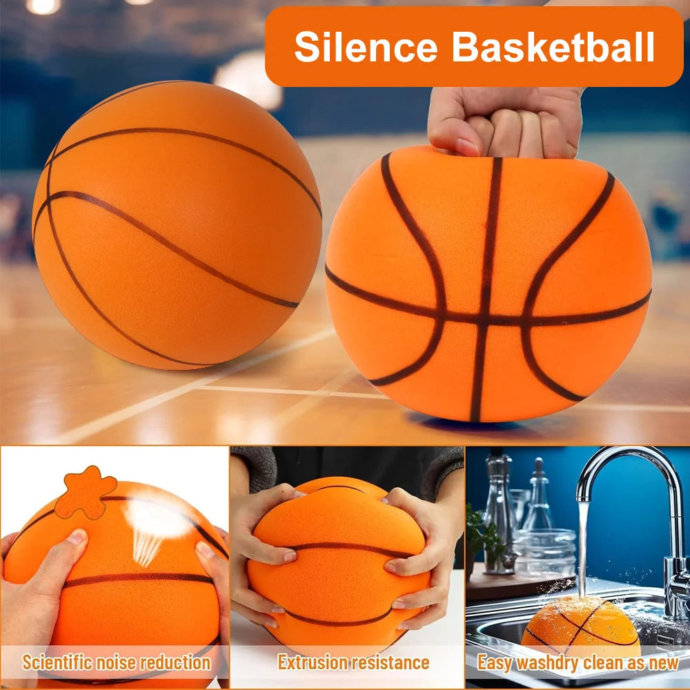 Silent Foam Basketball Size 3/5/7 Indoor Mute Training Ball with Noise-Free Bounce Fast Shipping Boy and Girl Birthday Gift