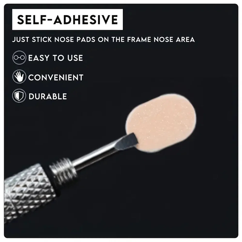 Self-adhesive Soft Foam Anti-slip Glasses Nose Pads Protection Eyeglass Sponge Bridg Instant Lifting Effect for Comfortable Wear
